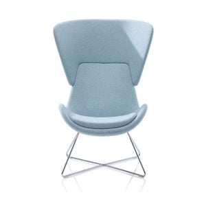 Avi Lounge Front High Back in Blue
