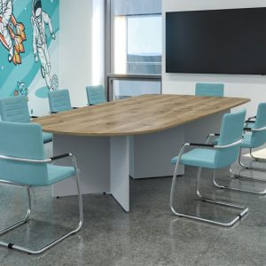Arrow head pear shape table