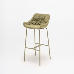 Green Fabric Baltic High Stool