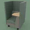 High-Back-Single-Chair-On-Castors-with-Writing-Tablet