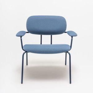Upholstered New School Lounge Chair