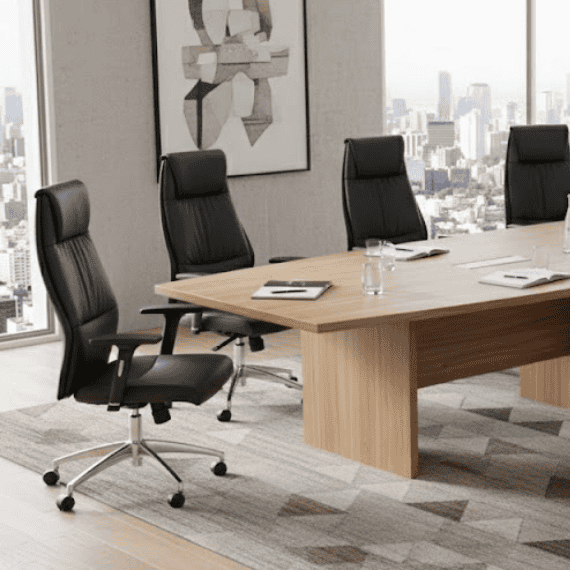 Black executive chair, meeting chair, boardroom chair