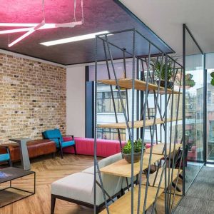 Foundry Storage in a colorful and modern office