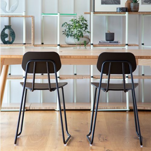Swing Office Chairs in black