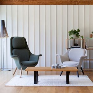 Trost Sofa Soft Seating being used by an employee