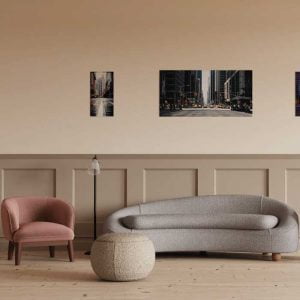 Lulu Lounge chair and Mimi curved office sofa