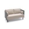 Cream sofa, lounge sofa, low back sofa, office sofa, imperial sofa in cream on white background