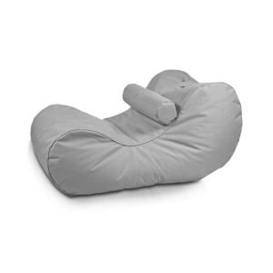 Moodlii Hogan armchair bean bag shown in grey