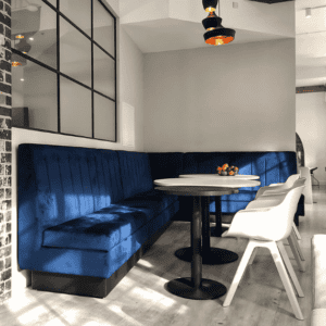 JDD Seating, casper seating , blue seating,