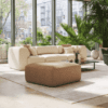 snuggle sofa, social spaces, dams , cream sofa , meeting sofa, office sofa