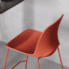 Orange high stool, kiro stool, BT office high stools, metal frame stools,