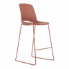 Orange high stool, kiro stool, BT office high stools, metal frame stools,