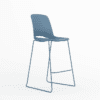 Orange high stool, kiro stool, BT office high stools, metal frame stools, blue stool