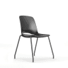elite kiro chair black with four legged base
