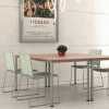 Elite-Zenith-Modular-Table wiht green chairs