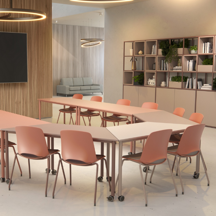 BT Office modular furniture setup in professional workplace