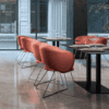 Niko , Air Seating, Grey, Sled Base, office, meeting chair