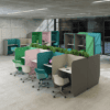 Acoustic Booth, Cove Workbooth, Identity work booth, Cream booth, grey workbooth, colourfulbooth