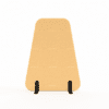 identity furniture ryve floor standing screen room dividers acute straight top in yellow fabric