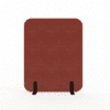 identity furniture ryve floor standing screens room dividers straight rectangle in red fabric