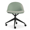 upholstered seat, shell in sage green meeting chair air seating perfect for collabortive areas air seating uk manufactured meeting chair