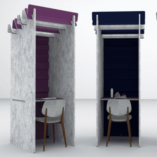 Edit office furniture koala acoustic booth bt office furniture commerical office breakout solutions in PET felt in variety of colours