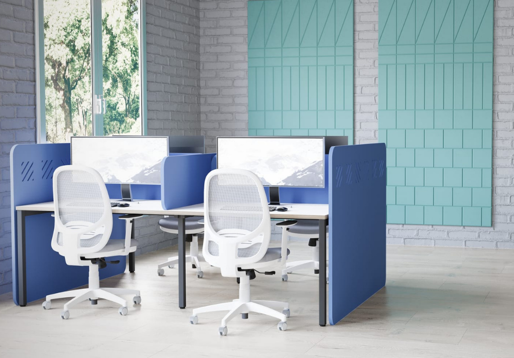 Acoustic solutions for open plan offices how uk providers help reduce noise blog bt office furntiure