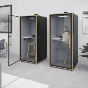 retreat workbooth from Dams office furniture uk manufactured in interior situe
