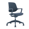 dark blue ux mesh chair from edit office with fixed arms