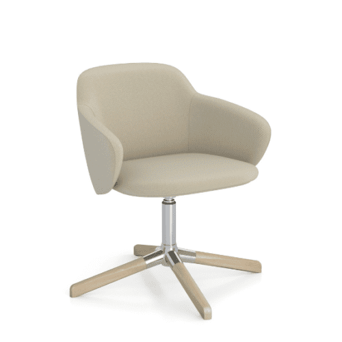 Palma meeting chair wooden 4 star flat pyramid