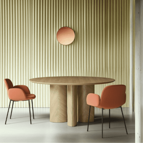 tully meeting chair 4 leg base in black with upholstered arms