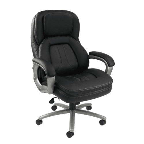 atlas bariatric executive chair in faux black leather