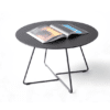 niko coffee table from air seating uk manufacturer in black finish