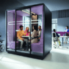 six person edit hush office pod acoustic solutions uk manufactured