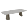 boardroom table boat shaped by imperial office node furniture range
