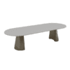 double d end node boardroom table by imperial office furniture uk manufacturer