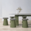 node stool by imperial office furniture with green base