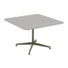 square axis cafe table with grey top and bronze base from imperial office furnitur uk manufacturer and supplier