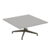 square axis coffee table with black 4 star base uk manufacturer imperial office furniture