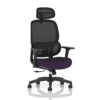 Mesh chair, Rowan dynamic mesh chair, black mesh chair, work chair , dark seat pad