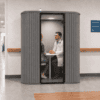 koala acoustic pod in hospital corridor acoustic solutions by edit office uk manufacturer buy now from bt office furniture, quick lead time in stock