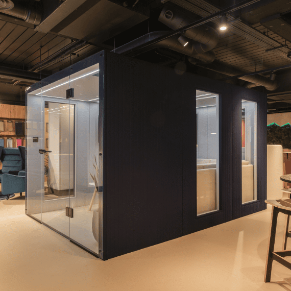 exterior shot of the bob rooms in the jdd london furniture showroom